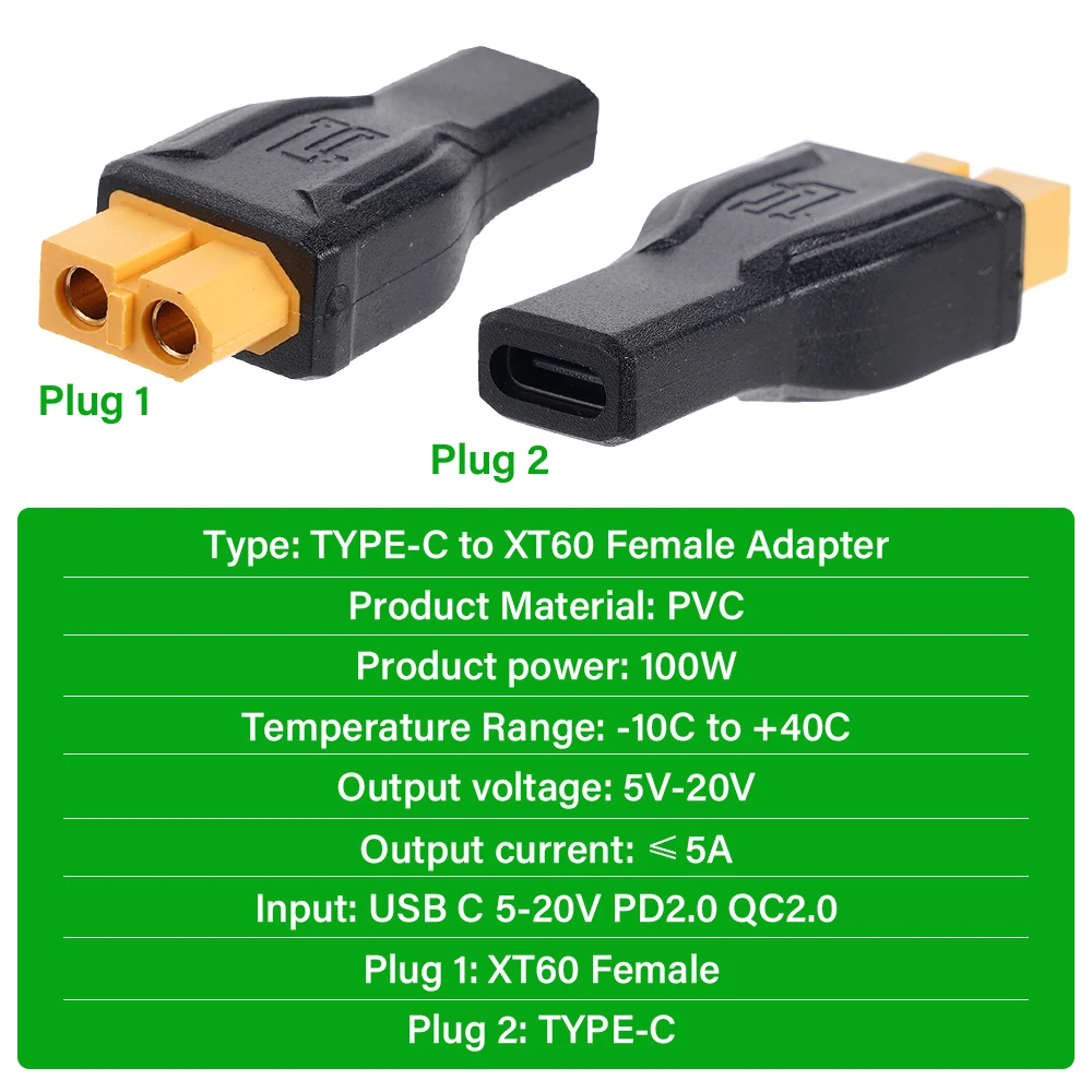Адаптер типа c к разъему xt60 xt002 - Фотография_6