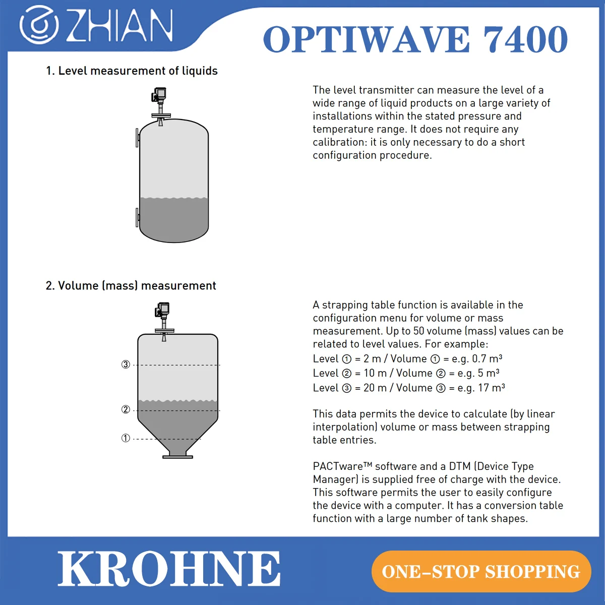 Krohne 24 ггц optiwave 7400 радарный - Фотография_6