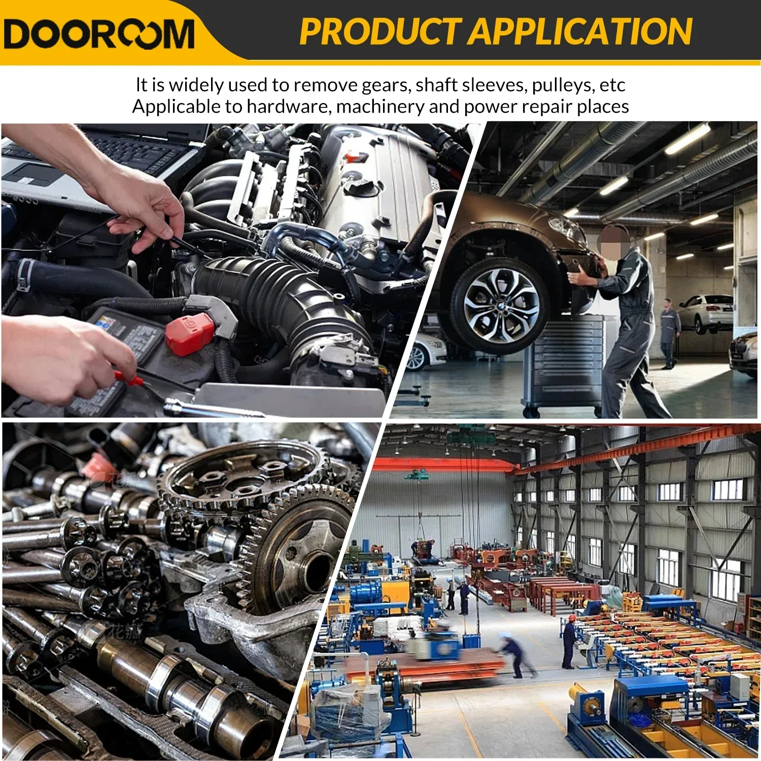 Dooroom 5-тонный гидравлический съемник шестерен minitype - Фотография_6
