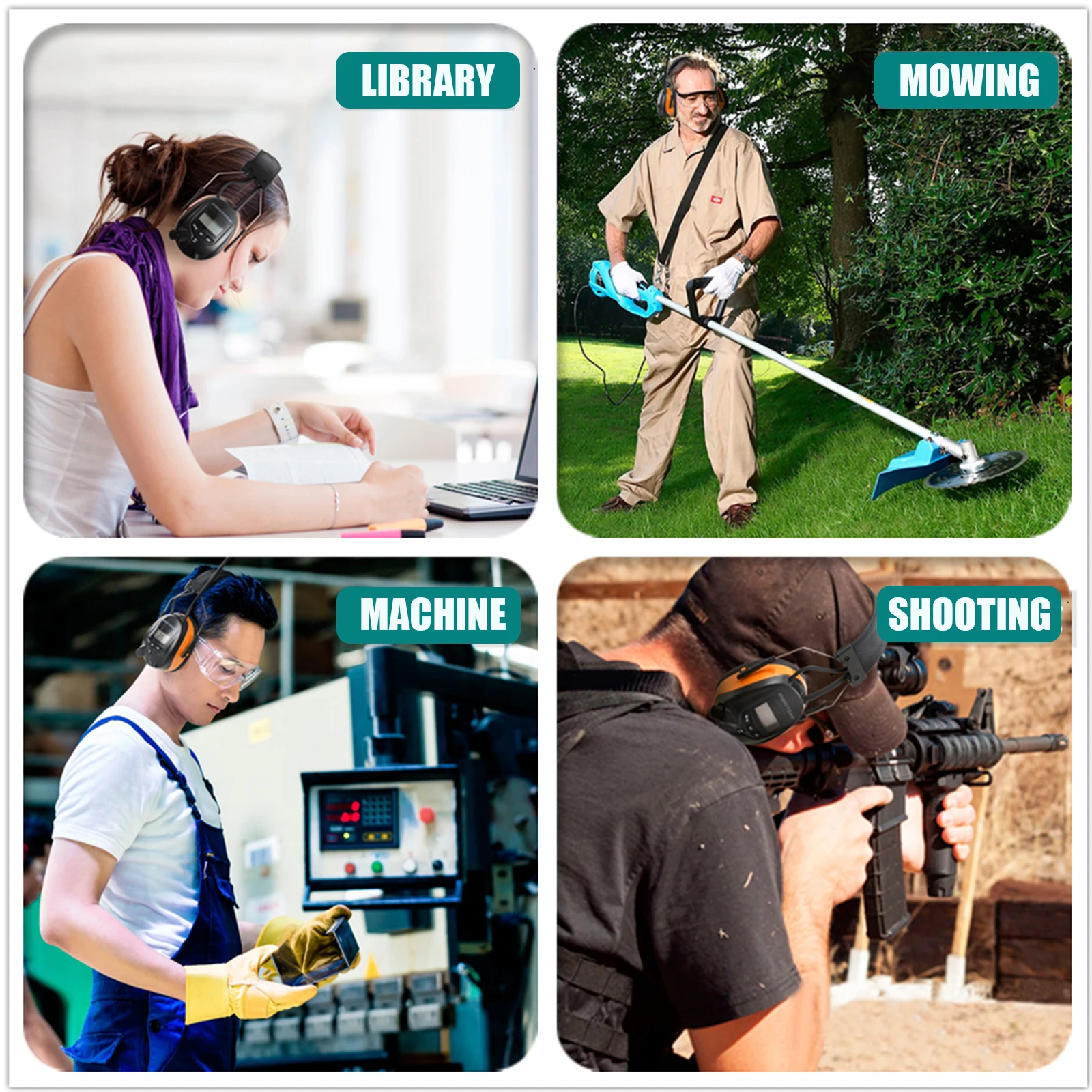 Радио наушники с перезаряжаемыми - Фотография_5