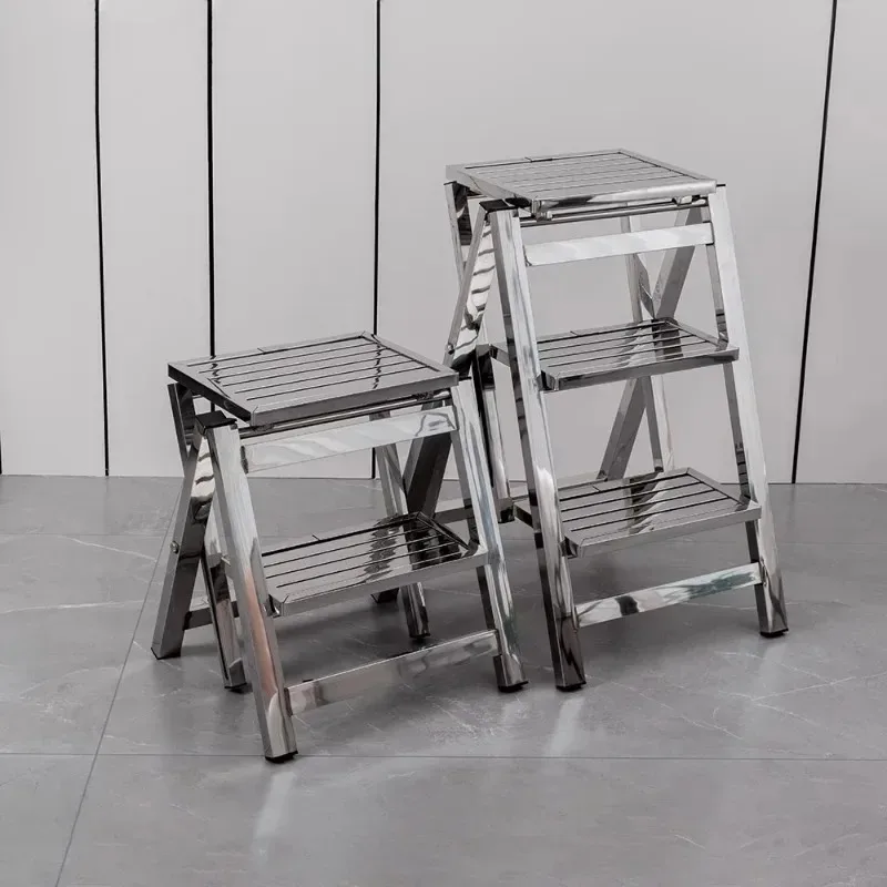 Домашний табурет-лестница из нержавеющей стали - Фотография_3