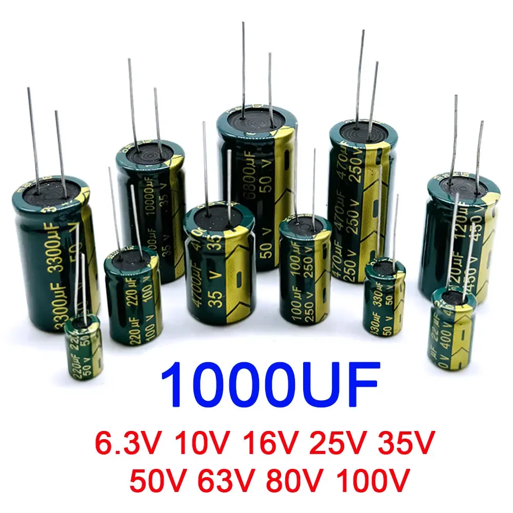 1000uf 6,3v 10v 16v 25v 35v 50v