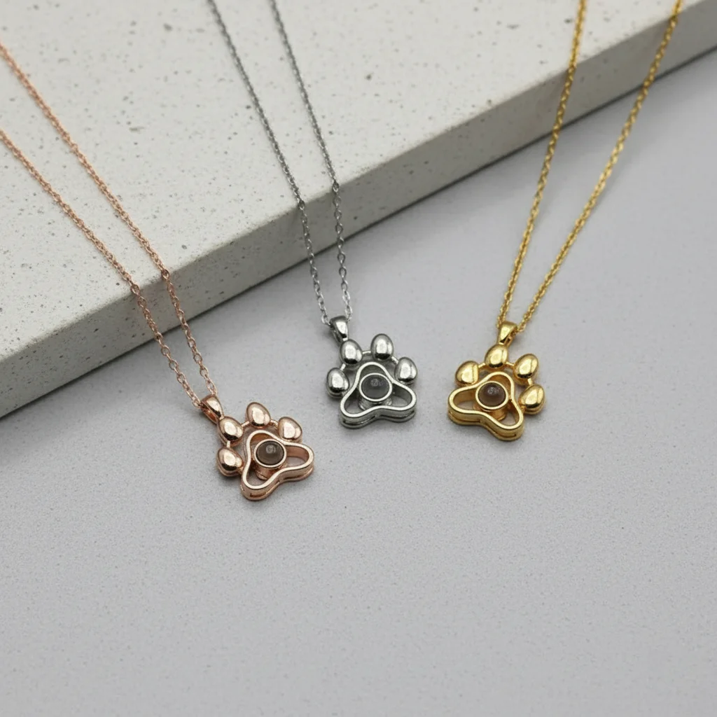 Персонализированное фотопроекционное ожерелье «я люблю тебя» - Фотография_5