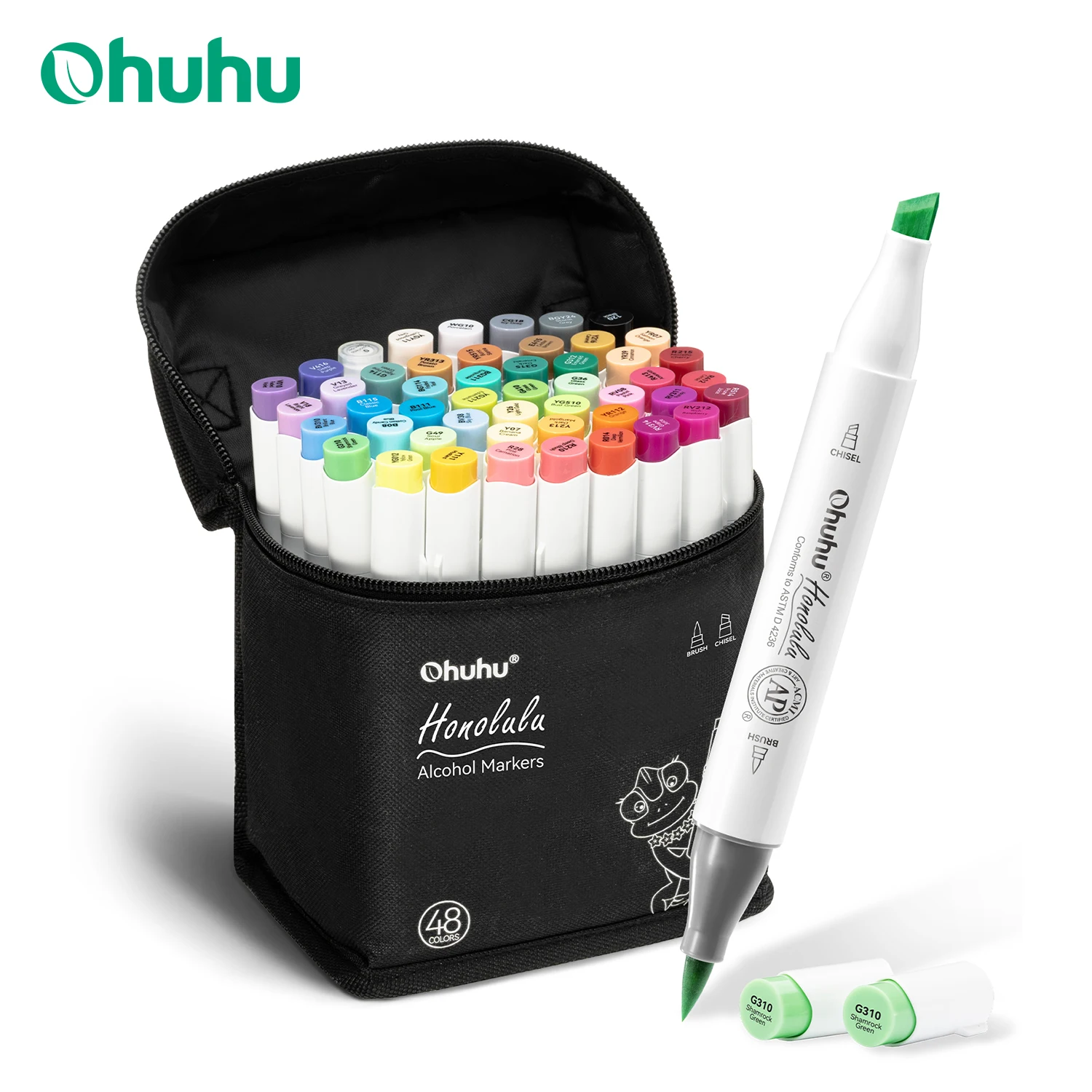 Ohuhu honolulu, 48 цветов