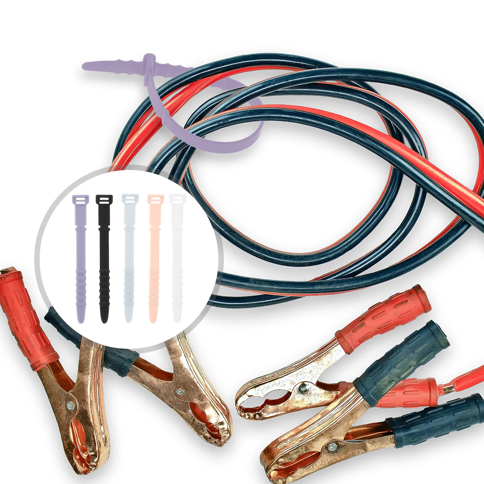 Силиконовые стяжки-молнии