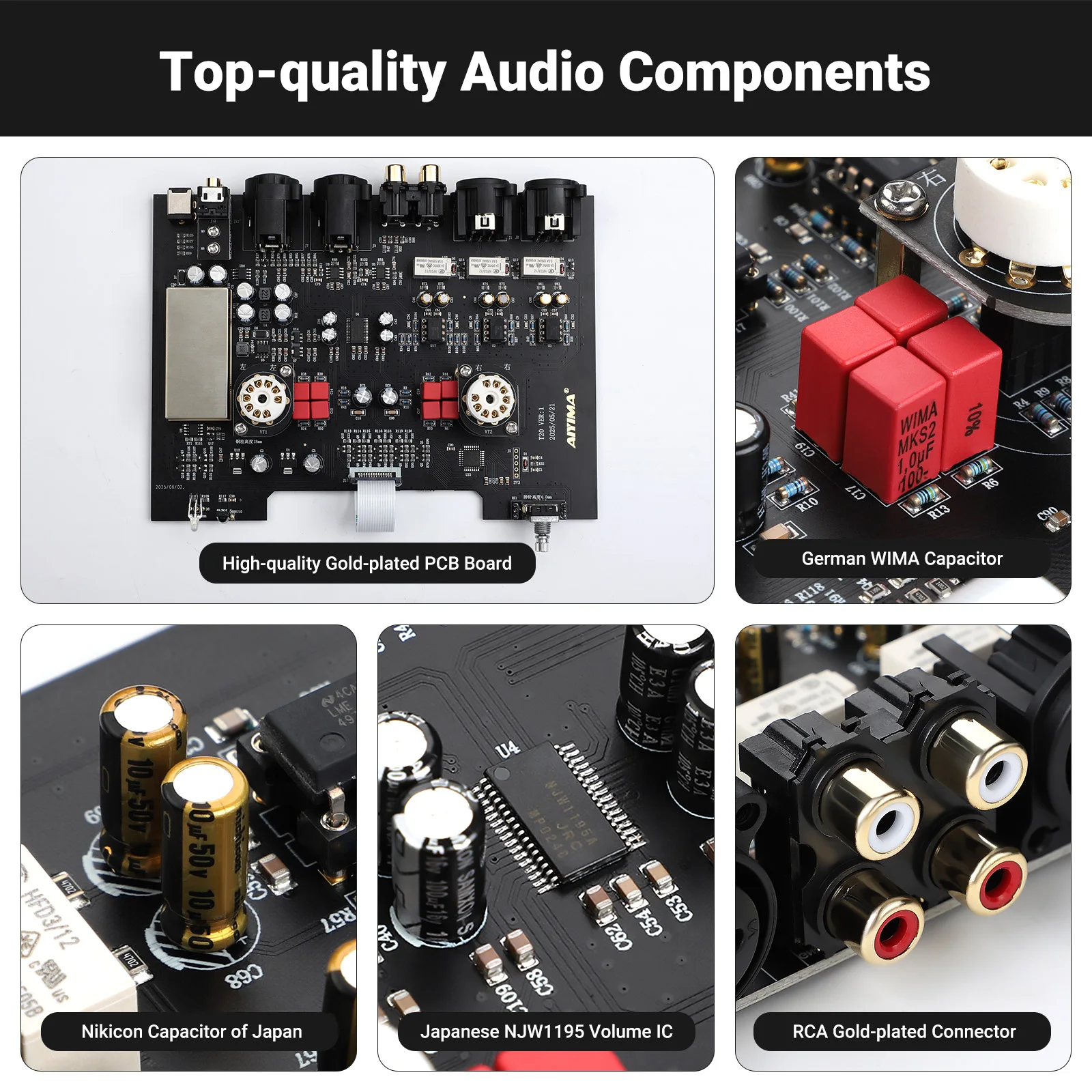 Aiyima t20 ламповый предусилитель - Фотография_5