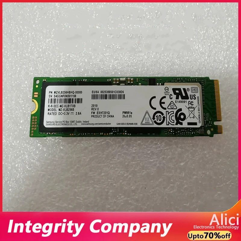 Оригинальный новый для samsung ssdsamsung pm981a 256g512g1tb m - Фотография_2
