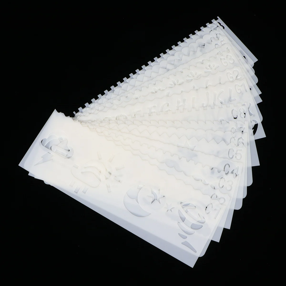 Пластиковые полые трафареты для - Фотография_2