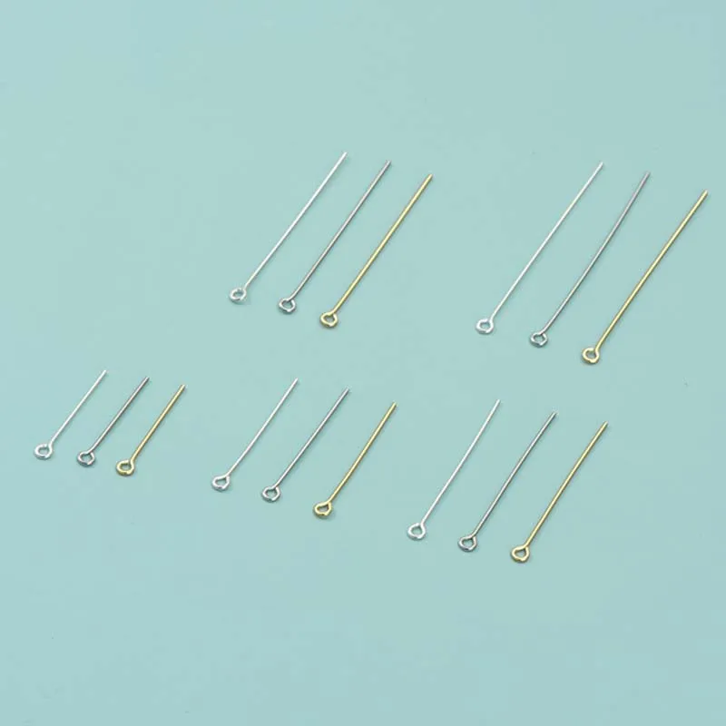 Настоящие однотонные штифты из стерлингового серебра 925 пробы - Фотография_4