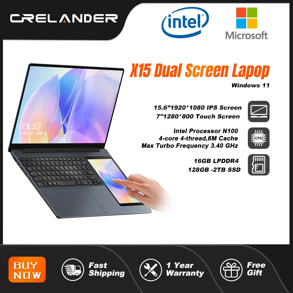 Ноутбук crelander x15