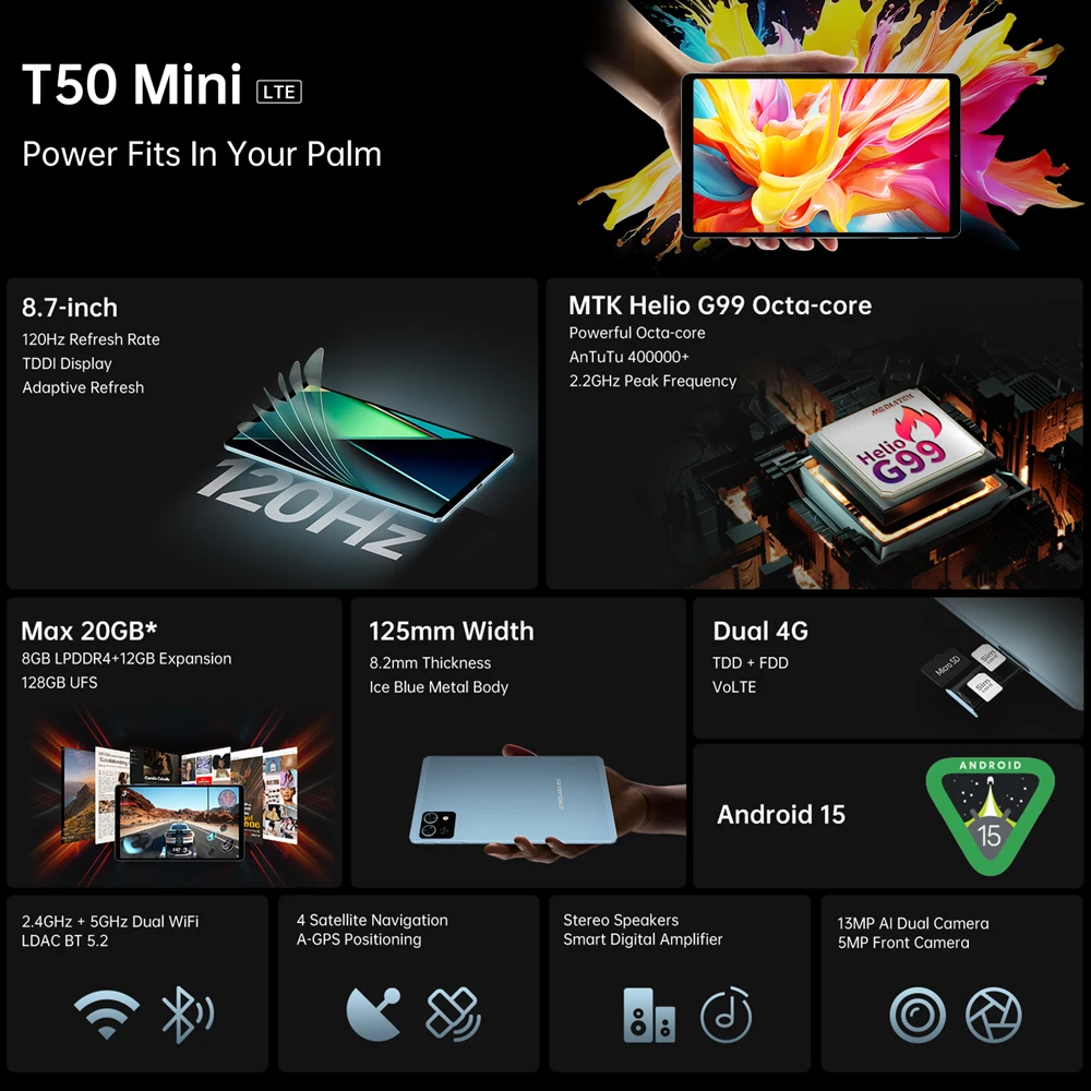 Мини-планшет teclast t50 8 - Фотография_2