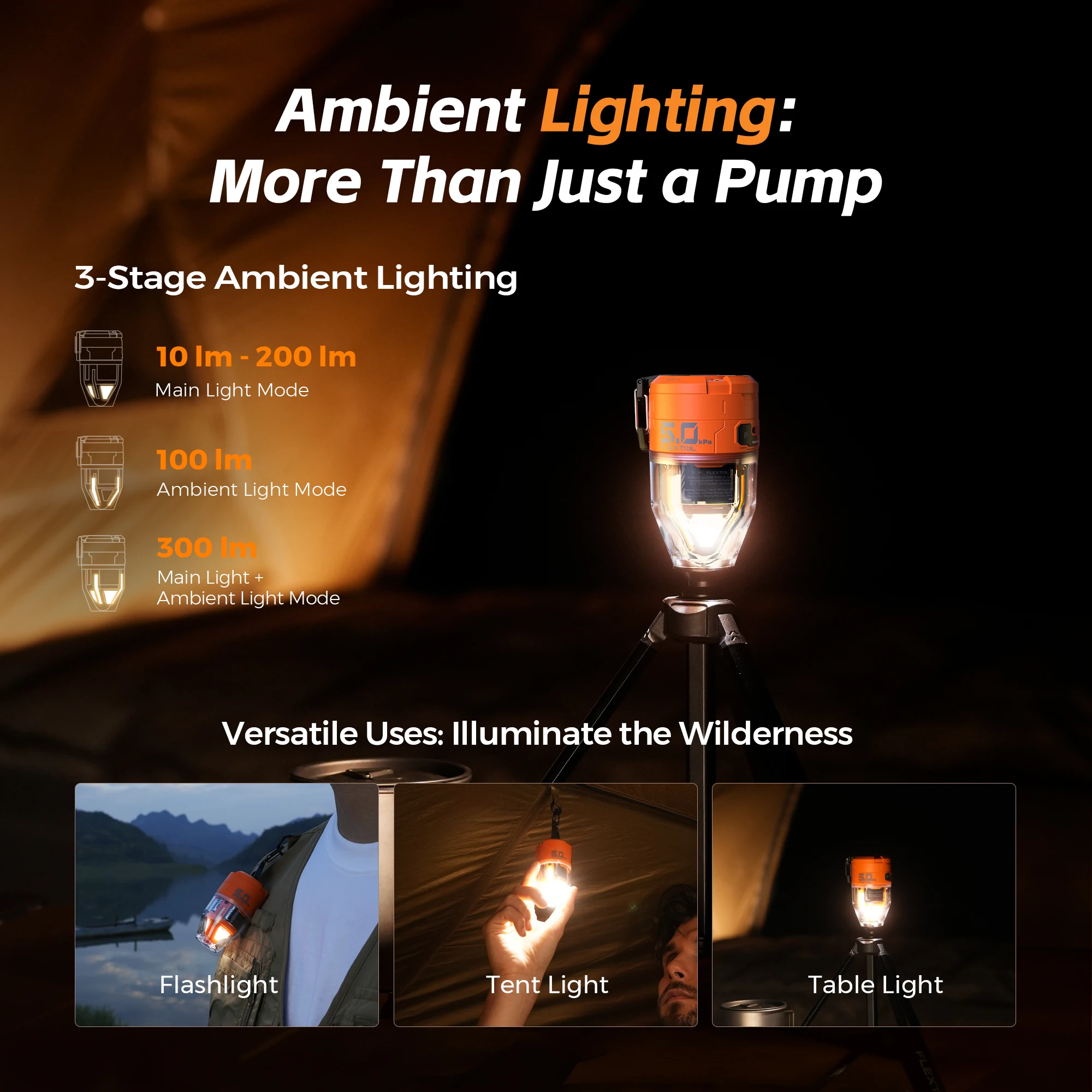 Flextail max pump 3-электрический воздушный насос - Фотография_5
