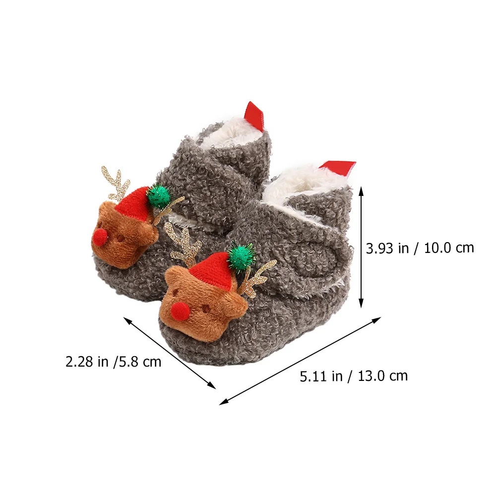 1 пара серых детских прогулочных туфель - Фотография_4