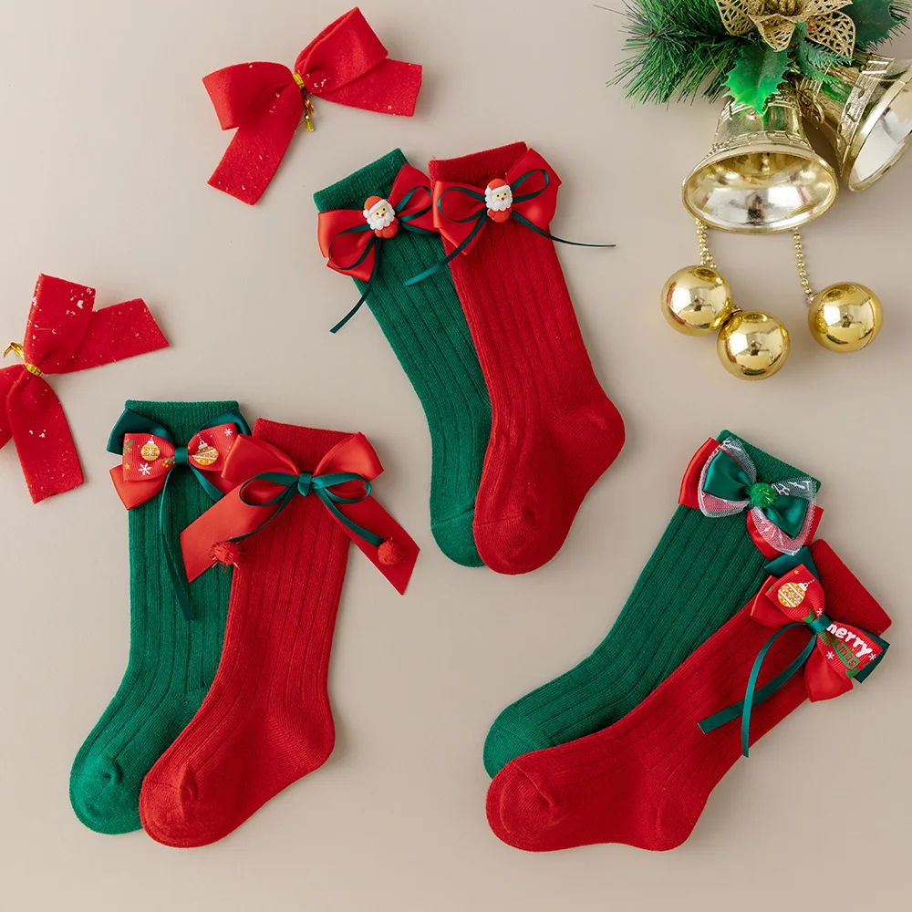 Детские носки с бантом - Фотография_3