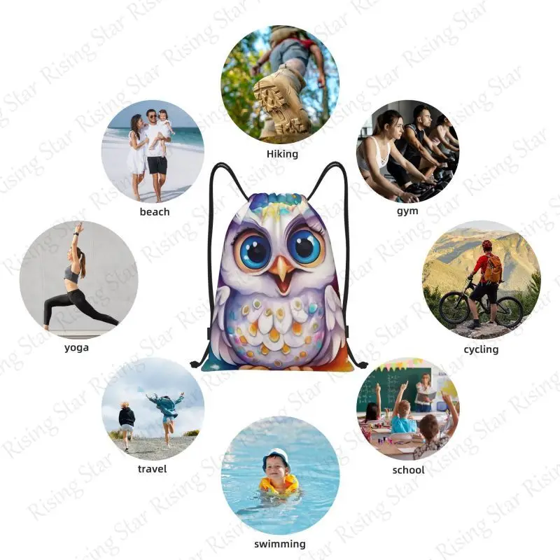 Милый велосипедный рюкзак с изображением совы - Фотография_6