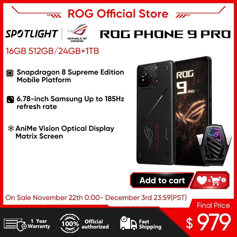 Asus rog phone 9 pro snapdragon 8 elite 6
