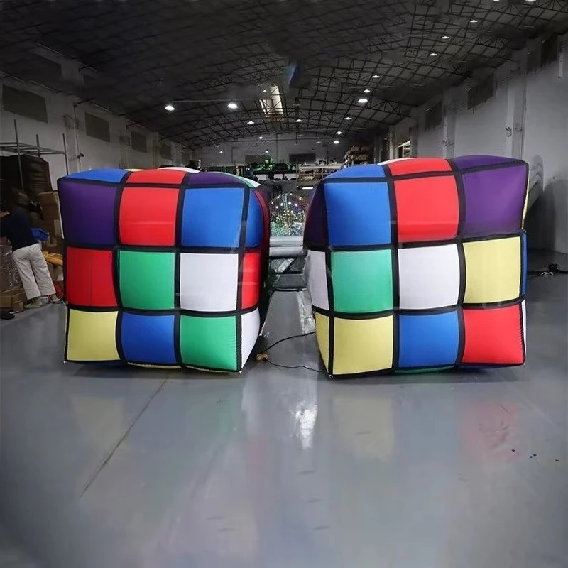 Гигантский надувной |   надувная игрушка-куб-головоломка для мероприятий - Фотография_3