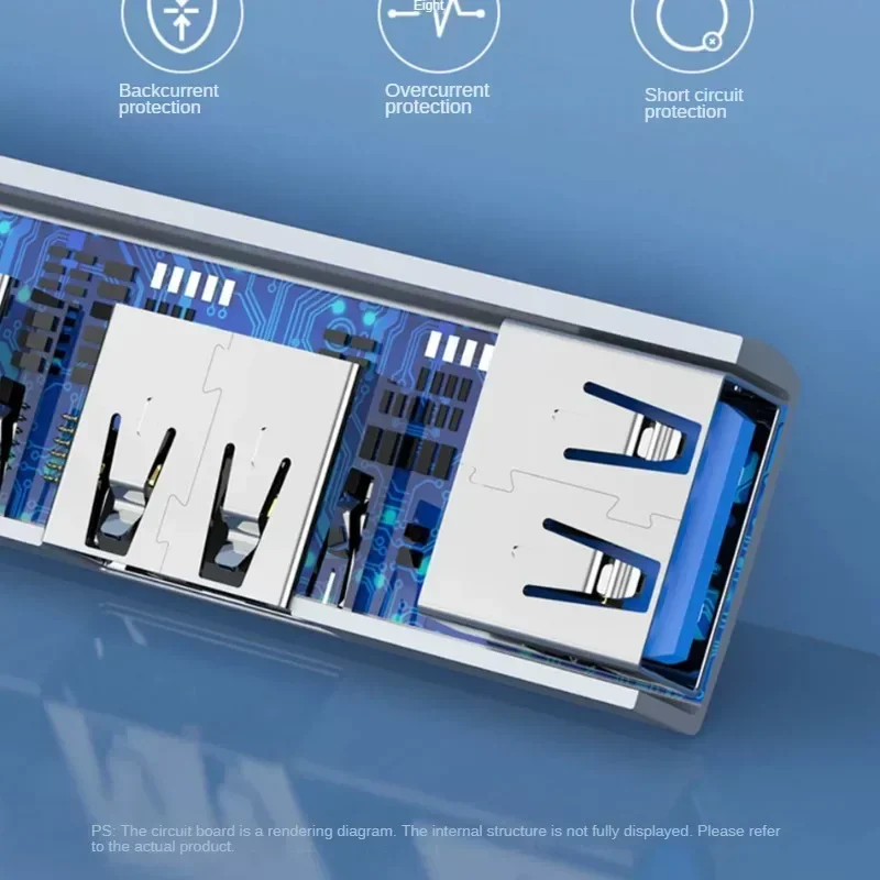 Usb-концентратор 3 в 1 otg usb 3 - Фотография_6