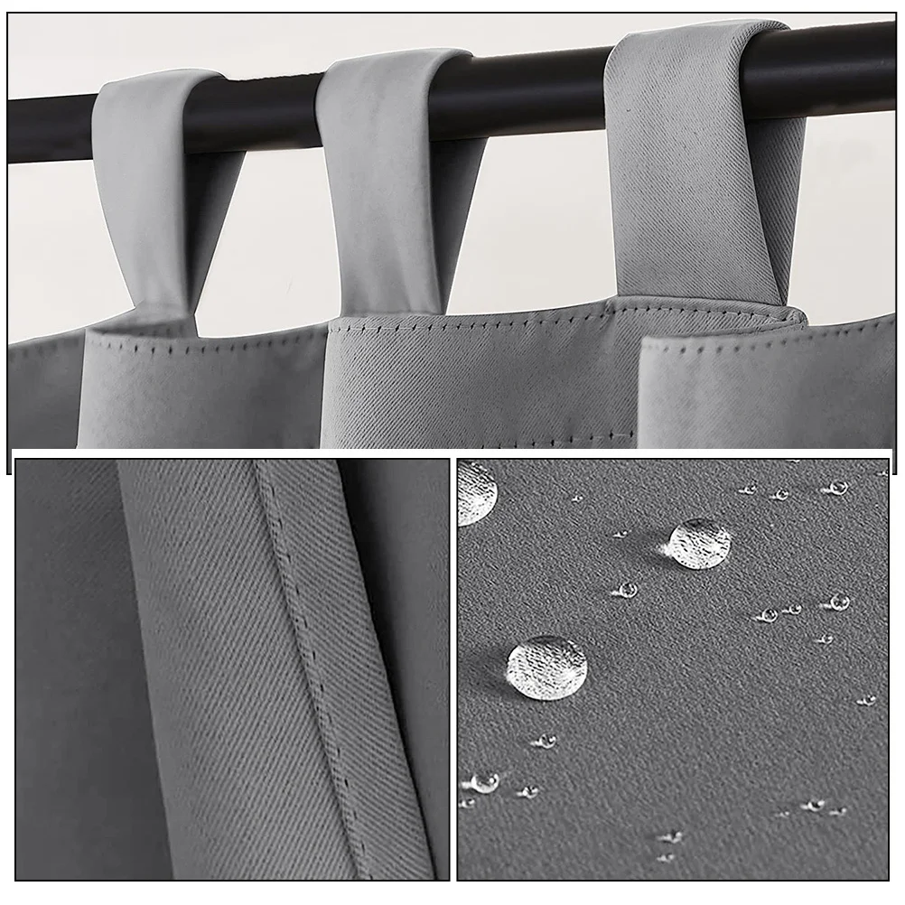 Прозрачная панель для штор из полиэстера для спальни - Фотография_3