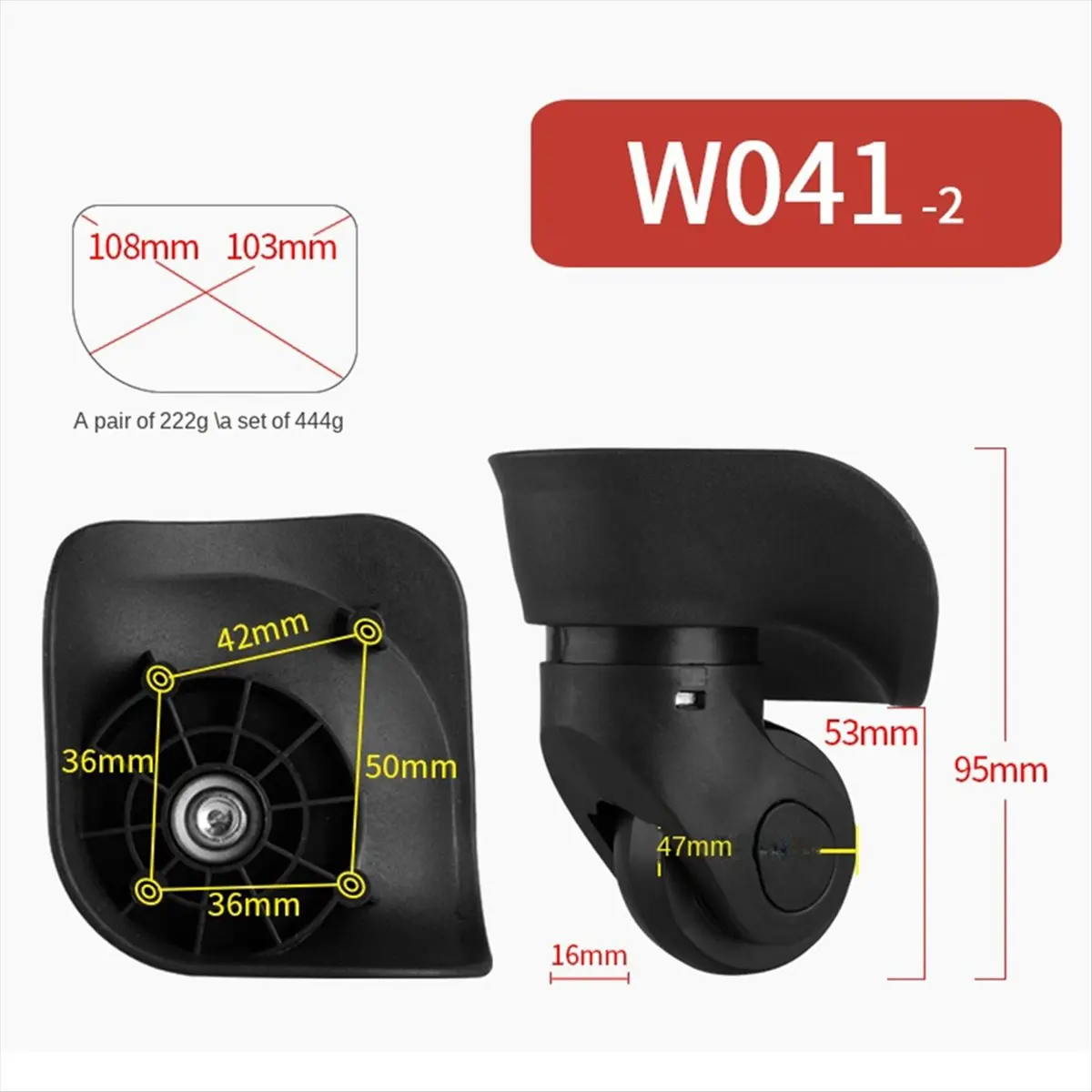Abqr w041 чемодан на колесиках - Фотография_4