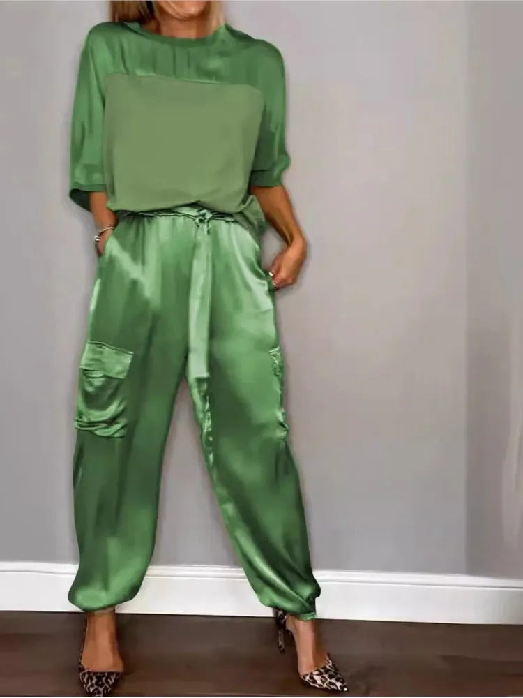 Для женщин весна лето модный однотонный - Фотография_4