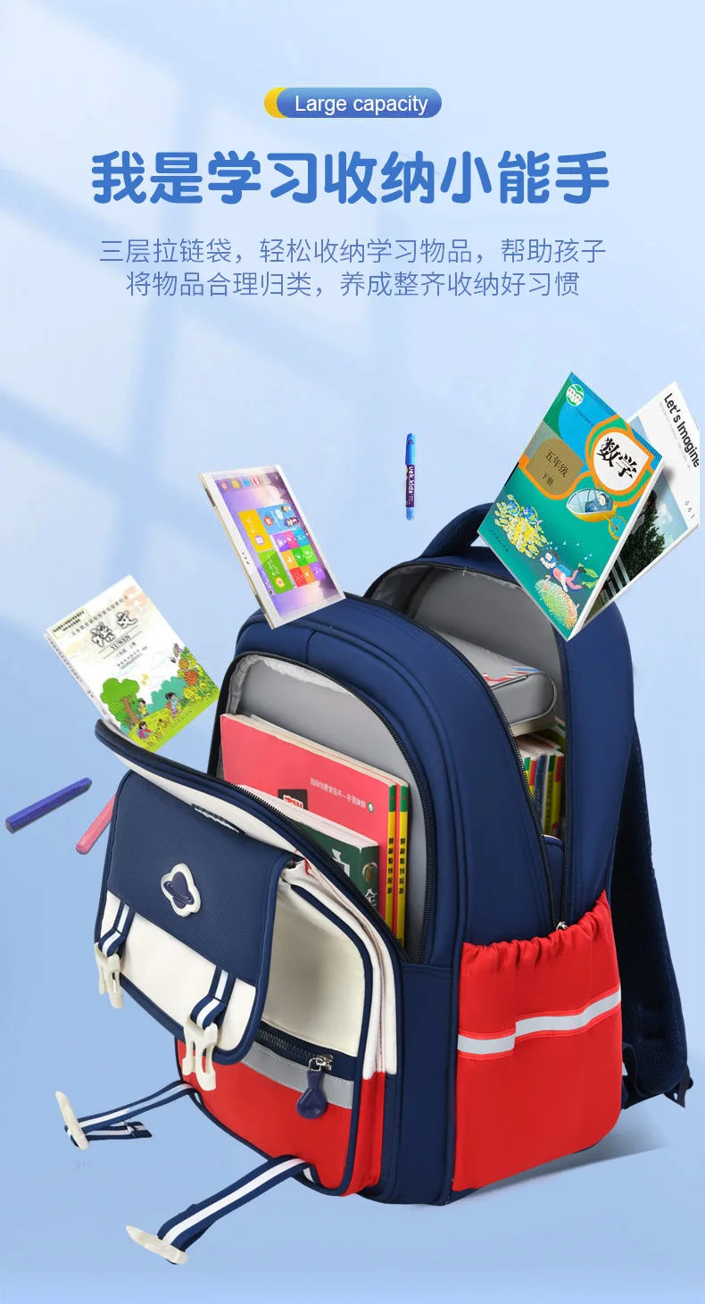 Регулируемый детский школьный рюкзак - Фотография_4