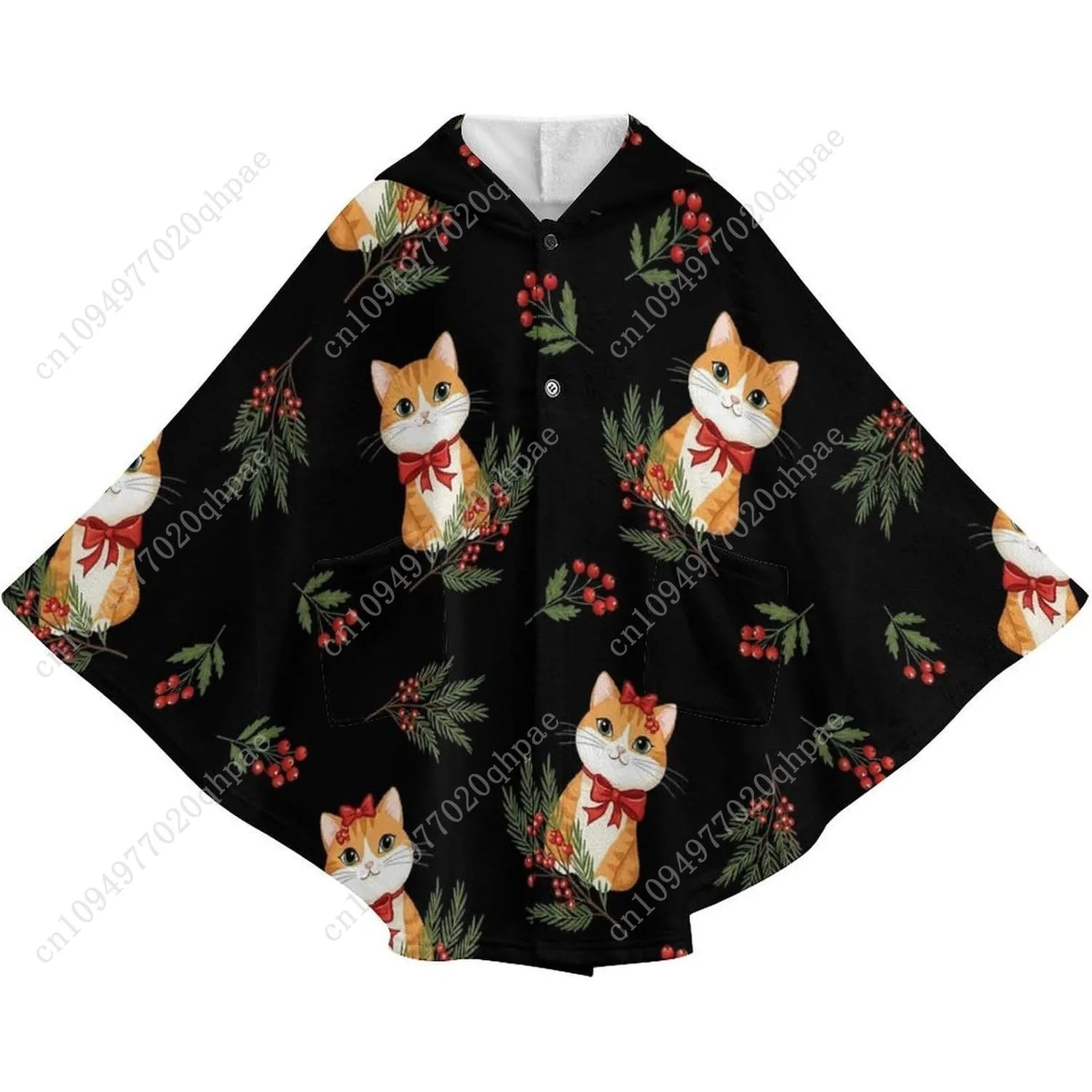 Уютный фланелевой свитер-одеяло - Фотография_4