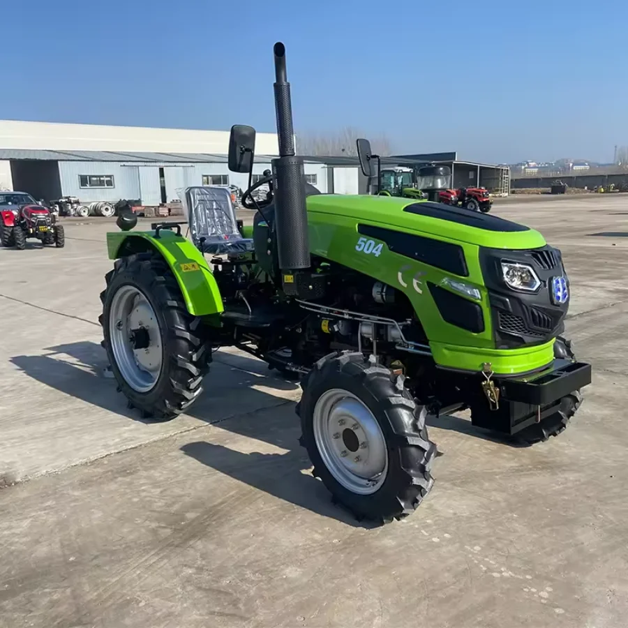 Садовый трактор мощностью 70 л.с. 4wd — конструкция узкого тела - Фотография_5