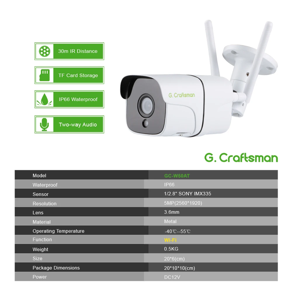 C gc w50 wi-fi hd 5mp аудио беспроводная - Фотография_2