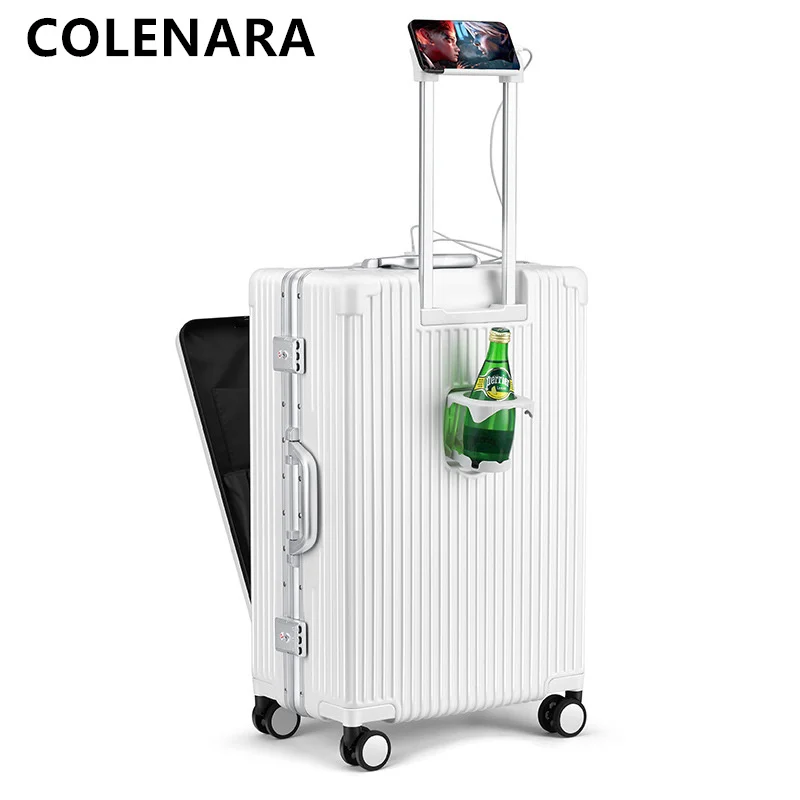 Чемодан на колесиках colenara с передним отверстием - Фотография_3