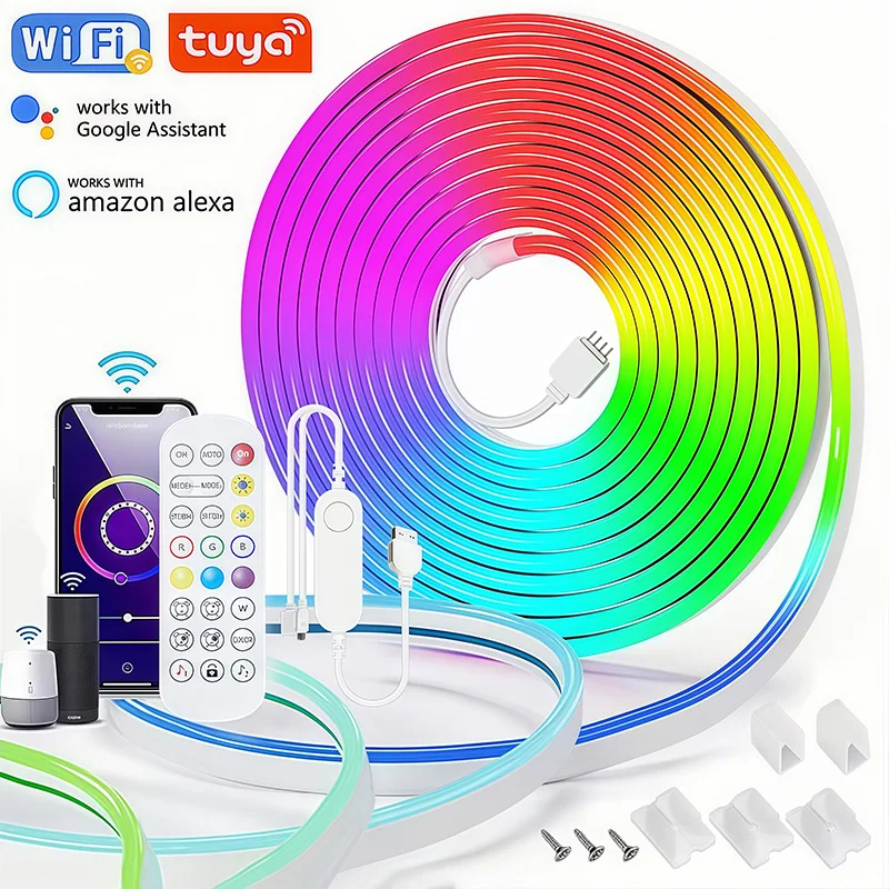 5v usb rgb неоновая светодиодная