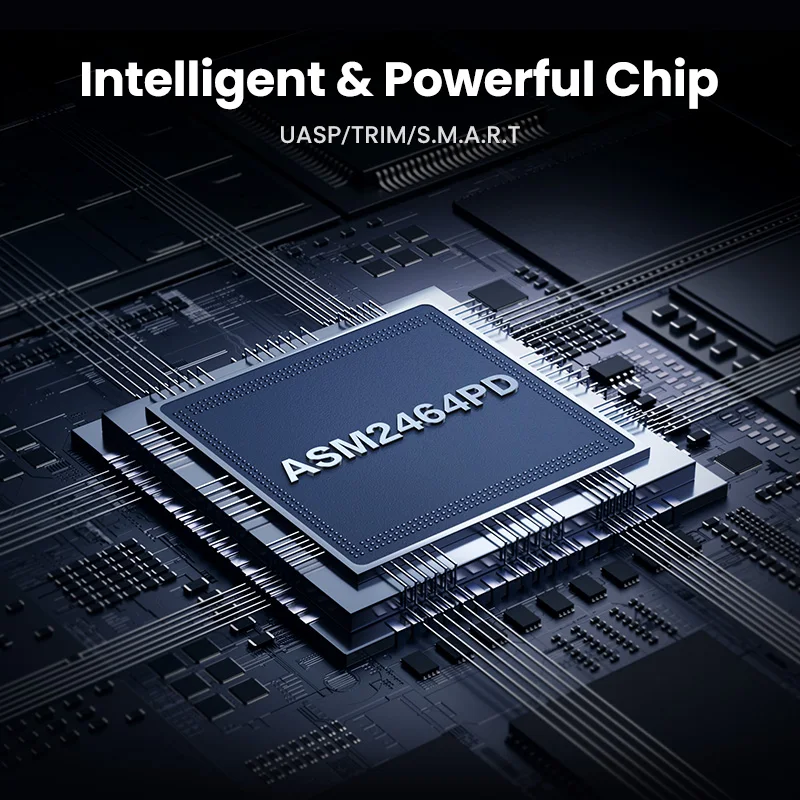 Корпус ugreen 40 гбит/с m.2 nvme с охлаждающим вентилятором - Фотография_6