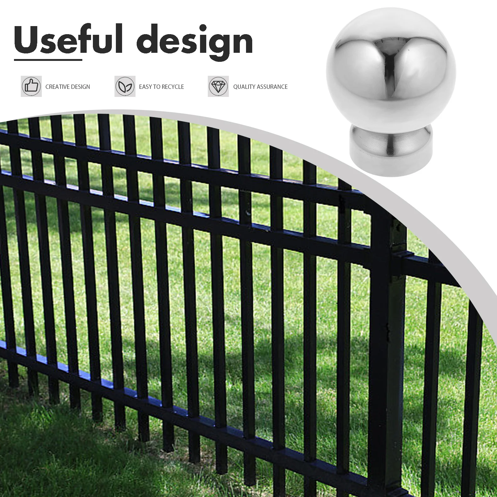 Прочный наконечник из нержавеющей стали с полым шариком - Фотография_4