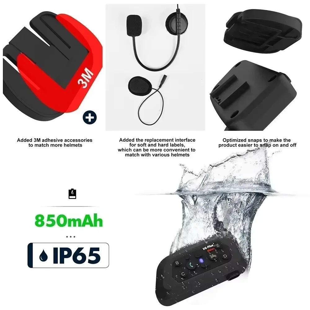 Мотоциклетный домофон bluetooth - Фотография_6