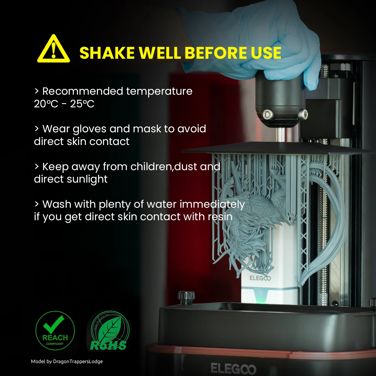 Elegoo abs-like 3d-принтер смола - Фотография_4