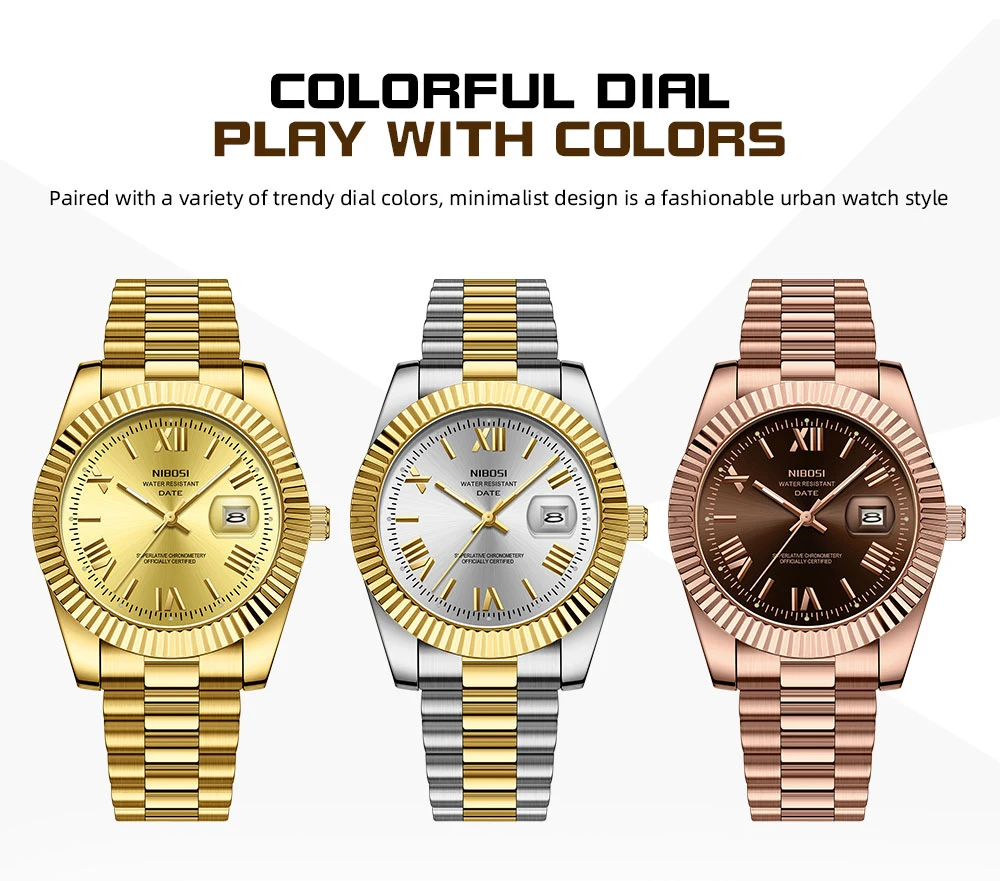 Nibosi 2pcs couple watches 30m - Фотография_5