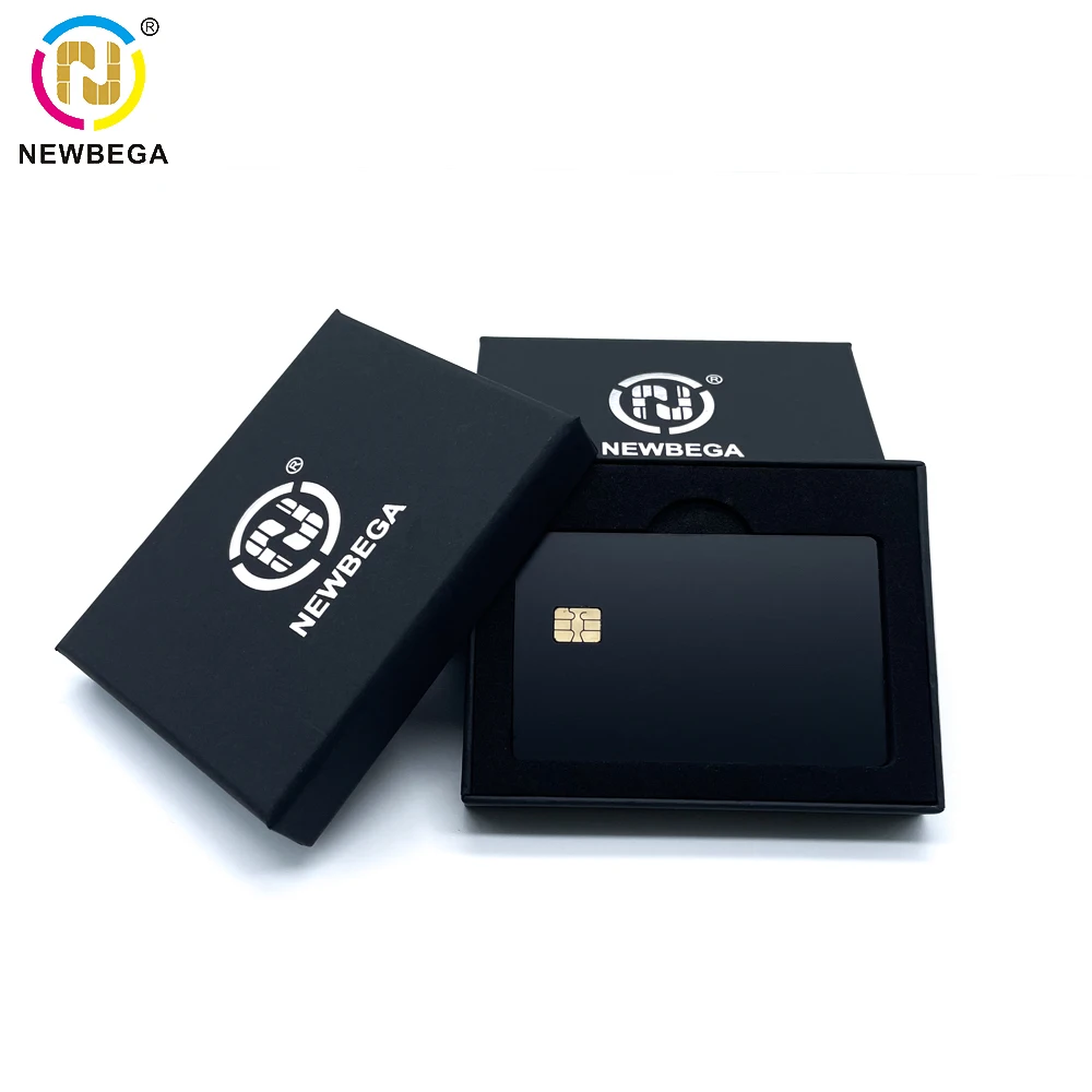 Чип contact sle4442 smart ic blank metal card - Фотография_6