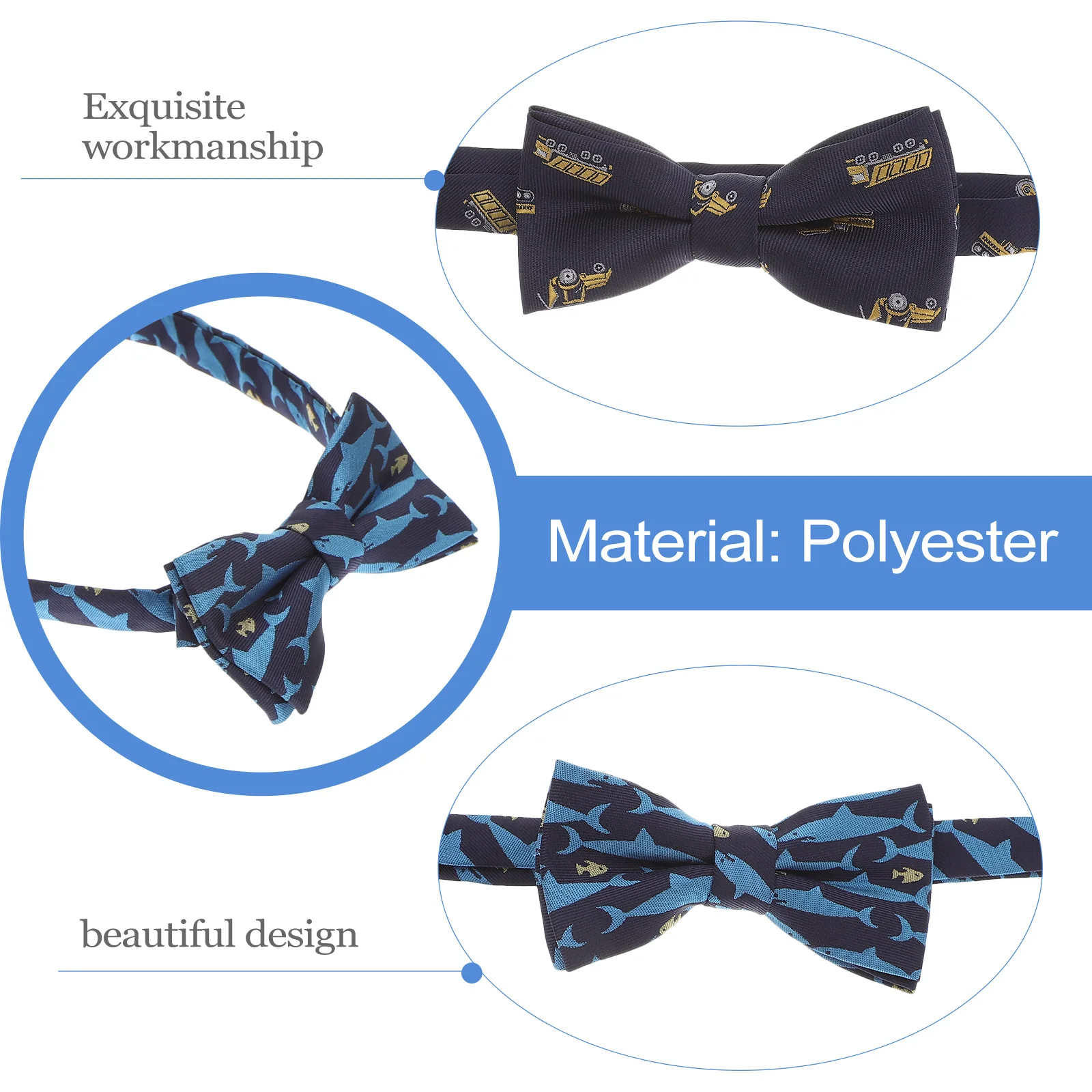 Галстуки-бабочки с героями мультфильмов для детей - Фотография_2