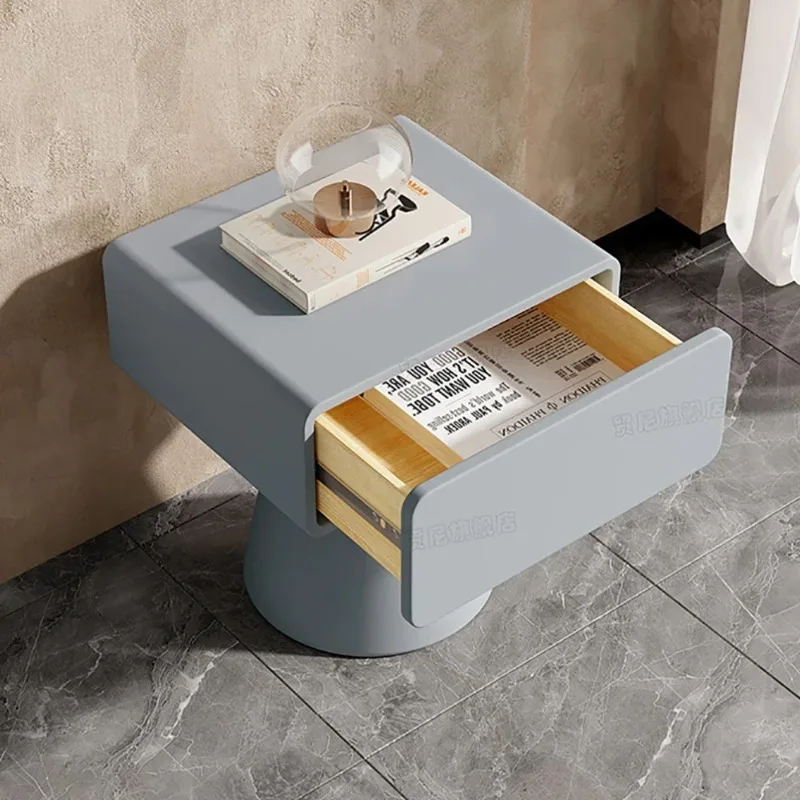 Современная скандинавская тумбочка для хранения вещей с ящиками - Фотография_5