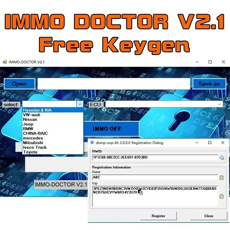 Новейший immo doctor v2.1 + immoff 17 + immo универсальное декодирование 3 - Фотография_2