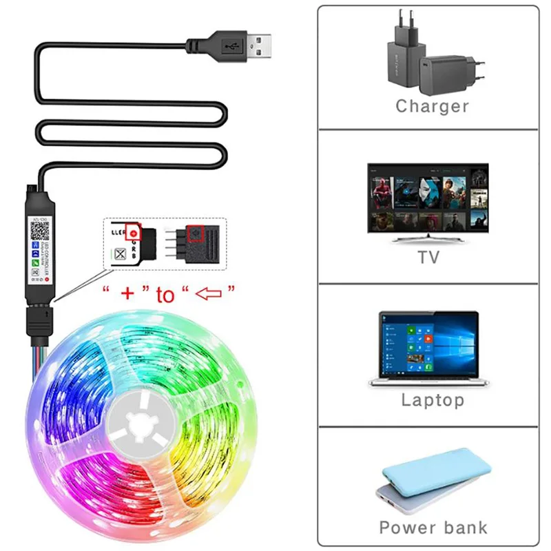 Светодиодные ленты rgb 5 м - Фотография_5