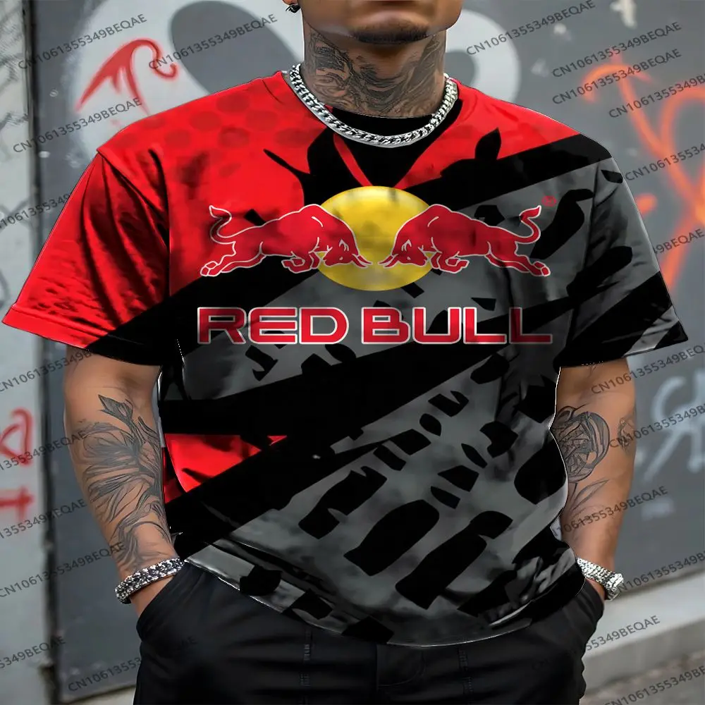Одежда red bull, мужская футболка,