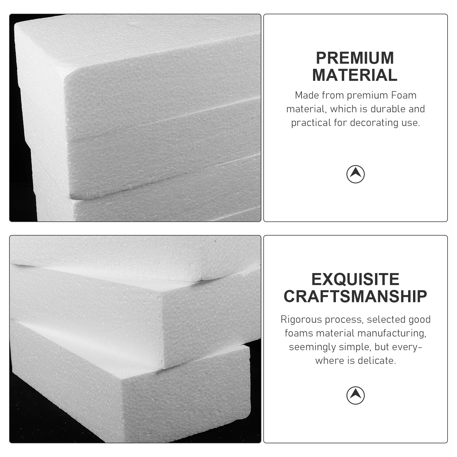 4 pcs rectangular foam block diy - Фотография_6
