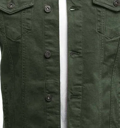 Заводская модная тонкая повседневная однотонная куртка на заказ - Фотография_4