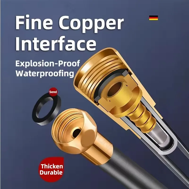 М силиконовая душевая трубка для ванной комнаты - Фотография_4