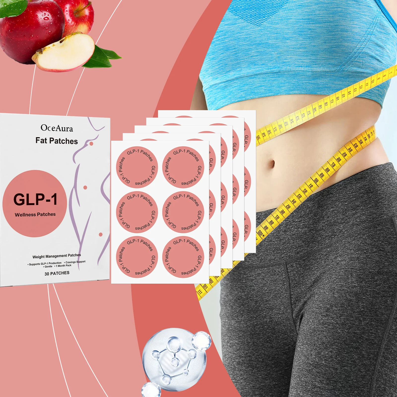 Oceaura glp 1, пластыри для похудения