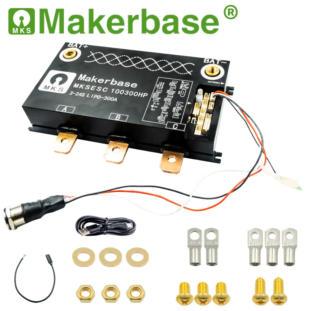 Makerbase vesc 100300hp foc 100v - Фотография_2
