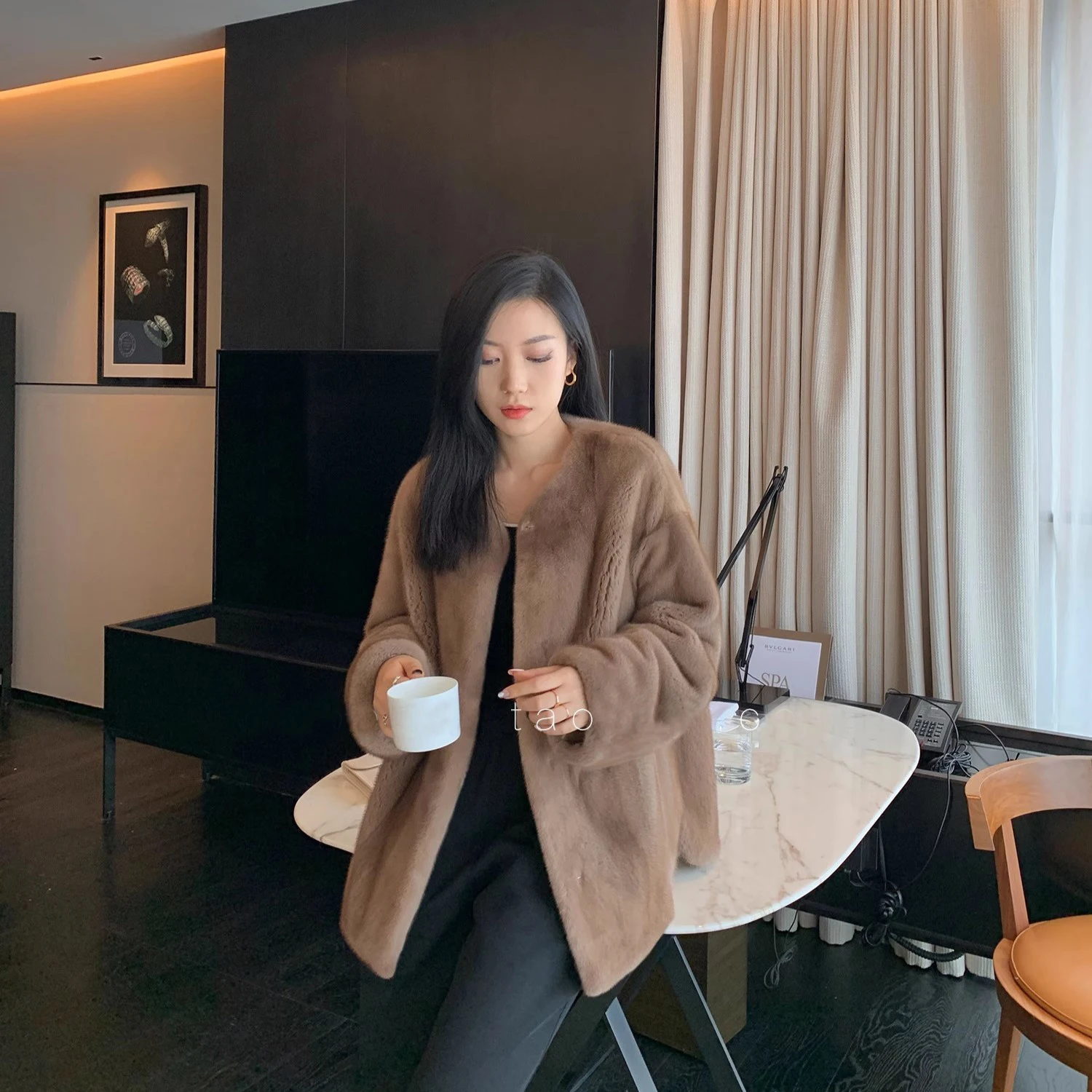 Усовершенствованное и экологически чистые женские меховые пальто - Фотография_6