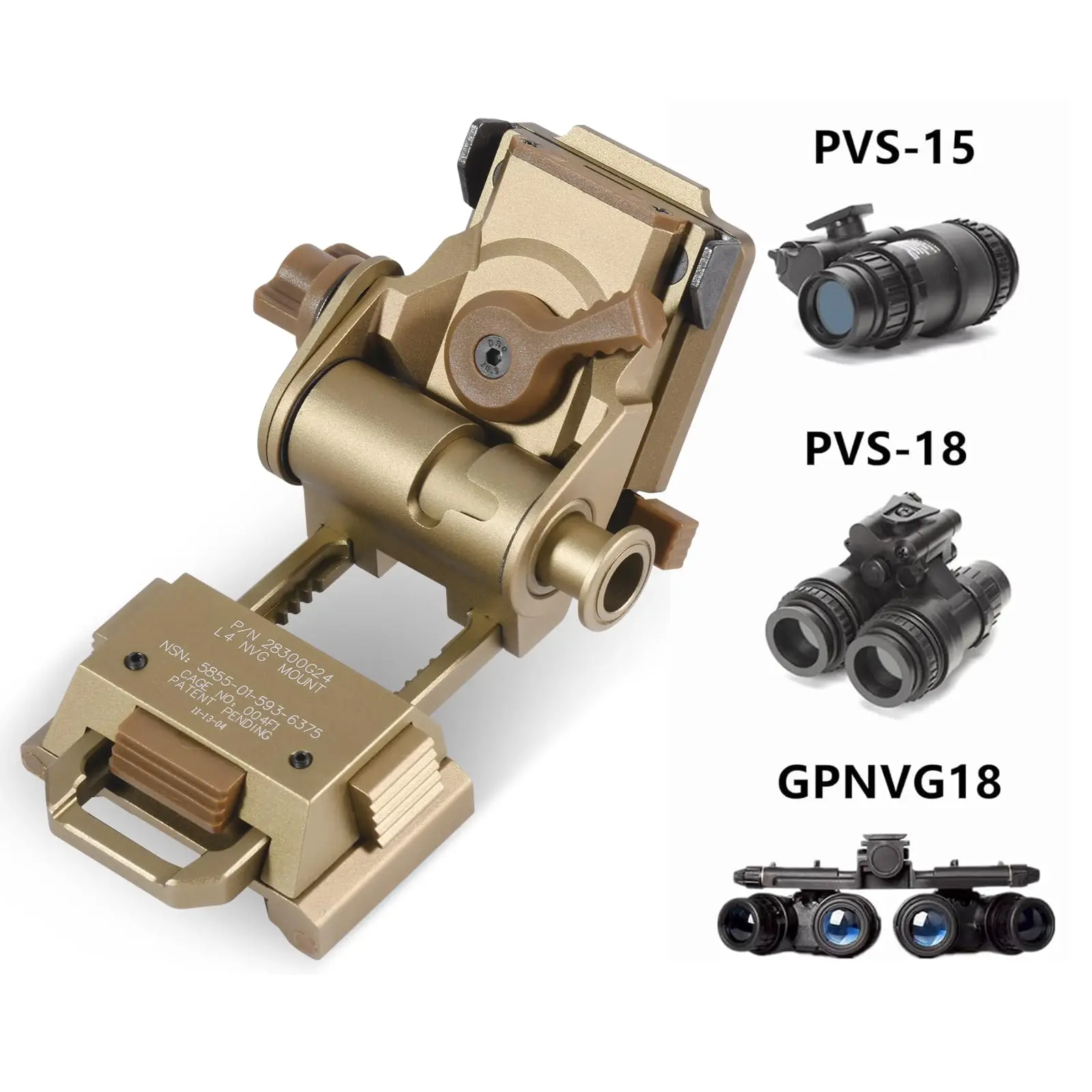 Booiu металлический l4g24 nvg держатель - Фотография_3
