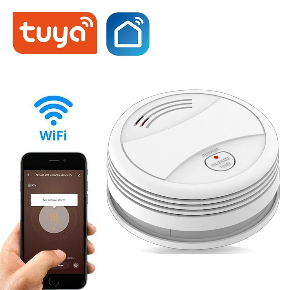 Wi-fi tuya умный детектор дыма - Фотография_3